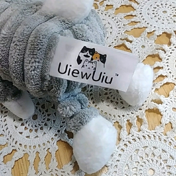 Large Plush Rabbit Keychain, Keyring New - Picture 6 of 6